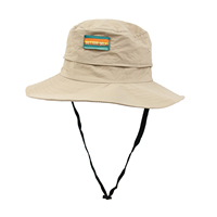 Chapeau Bob de Pêcheur Unisexe à Blocs de Couleurs, Séchage Rapide, Large Bord, avec Sangle Mentonnière et Étiquette Tissée Personnalisée