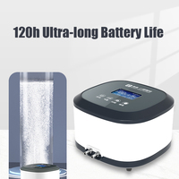 Pompa Udara Akuarium SUNSUN Seri APQ Ultra Senyap AC/DC Dengan Pompa Udara Keluaran Ganda untuk Akuarium