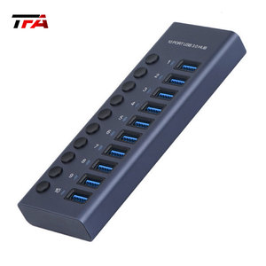 Hub USB 3.0 Portátil de <span class=keywords><strong>4</strong></span> Puertos, Divisor de Transferencia de Datos Rápida <span class=keywords><strong>para</strong></span> Oficina, Hogar y Juegos de Simulación de Carreras - Product Image 4