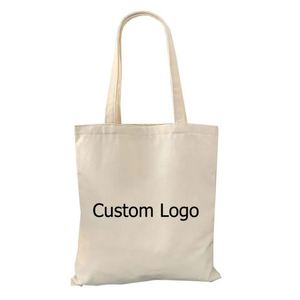 Sac fourre-tout en toile de coton biodégradable, style simple, sac fourre-tout de haute qualité pour un usage quotidien - Product Image 5