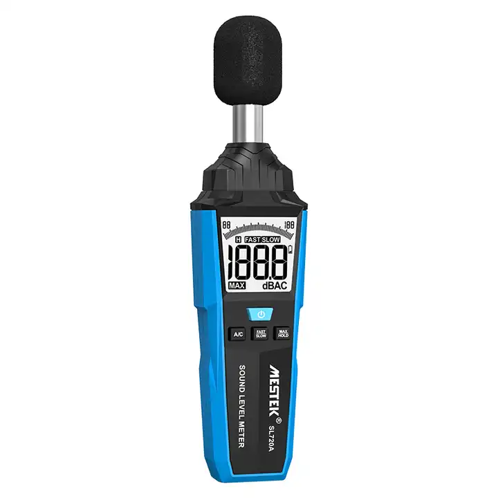 sl720a mesure de compteur de bruit 30-130db numérique intelligent compteur  de niveau sonore capteur de volume numérique de poche testeur de bruit
