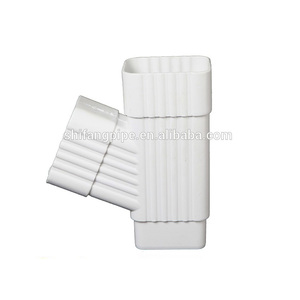 Nhà Ở Xây Dựng Mái Hệ Thống Thoát Nước Downpipe Mưa Máng Xối Phụ Kiện Pvc Downspout - Product Image 6