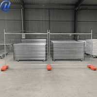 Clôture temporaire en maille pour piscine, norme australienne, hauteur 8 pieds x largeur 10 pieds, clôture temporaire pour chantier