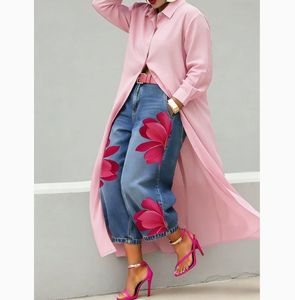 Nuova Camicia Lunga Estiva 2026 alla <span class=keywords><strong>Moda</strong></span> ed Elegante, Casual, Ricamata, in Maglia, con Colletto a Bottoni, Tinta Unita <span class=keywords><strong>e</strong></span> Logo Frontale - Product Image 3