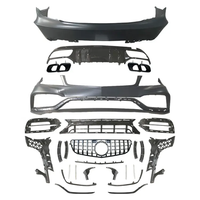Kit carrosserie pour Mercedes Classe C W204 Upgrade W205 AMG style 2008-2015 Facelift Pare-chocs avant Pare-chocs arrière Diffuseur arrière