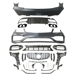 Kit carrosserie pour <span class=keywords><strong>Mercedes</strong></span> <span class=keywords><strong>Classe</strong></span> <span class=keywords><strong>C</strong></span> W204 Upgrade W205 <span class=keywords><strong>AMG</strong></span> style 2008-2015 Facelift Pare-chocs avant Pare-chocs arrière Diffuseur arrière - Product Image 6