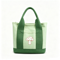 Sac fourre-tout personnalisé réutilisable, sac fourre-tout en toile résistant à l'usure, sacs de courses quotidiens, sacs fourre-tout pour femmes avec slogan personnalisé