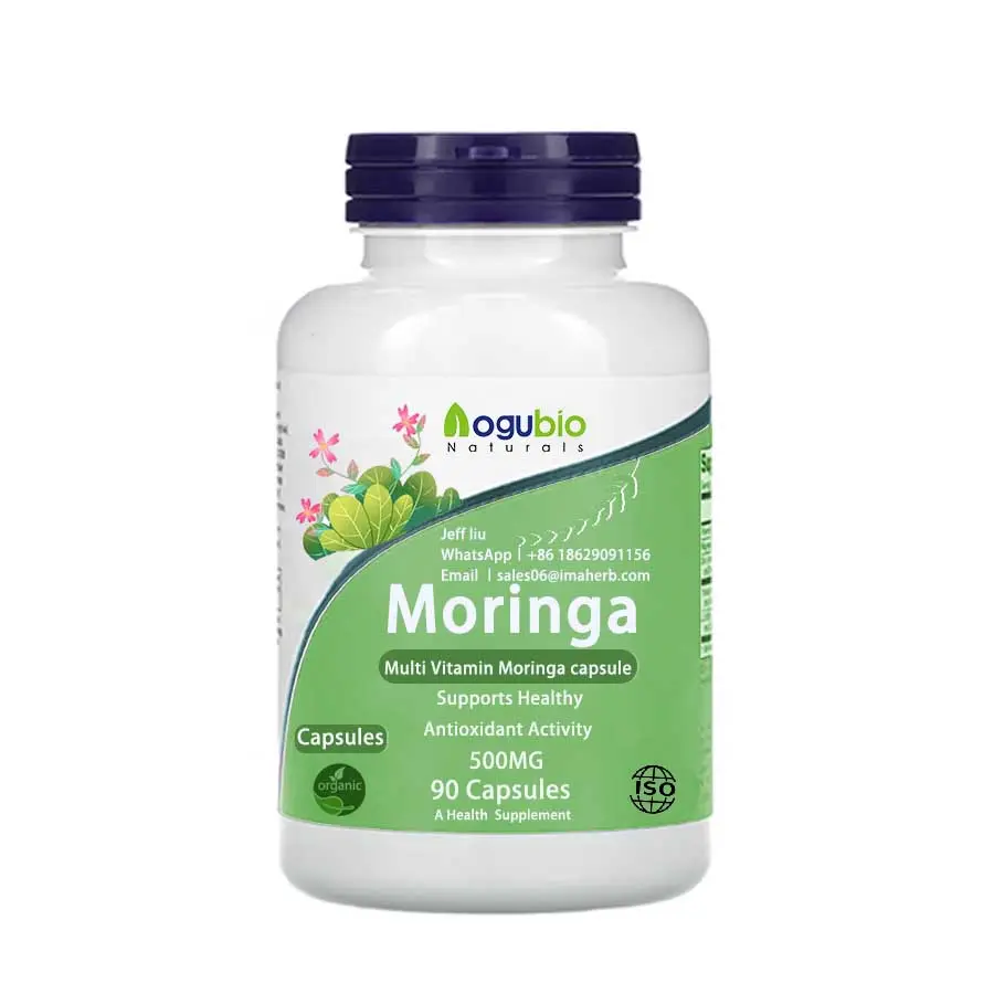 Suppléments de soins de santé en vrac VIP client usine garder la mémoire capsule multi-vitamines Moringa