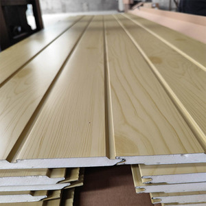 Polyurethane Tấm bánh sandwich chống cháy và không thấm nước bên ngoài bức tường Ốp - Product Image 4