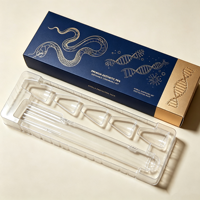 Impression d'étiquettes personnalisées, emballage de flacons de haute qualité, étiquette laser, boîtes en carton pour flacons individuels de 3 ml, 5 ml, 10 ml pour l'emballage