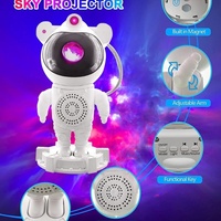Lampe d'ambiance LED pour chambre à coucher, astronaute coloré, laser, lumière d'ambiance nocturne, mise à niveau récente