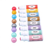 Marqueur de peinture à points scintillants lavable, sans acide et non toxique, en 8 couleurs assorties, pour les tout-petits, pour une création artistique sans dégâts