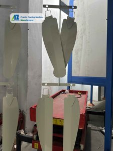 Nouvelle ligne de production de pulvérisation électrostatique automatique, ligne de peinture en poudre intelligente pour <span class=keywords><strong>meubles</strong></span> en acier, clôtures extérieures - Product Image 2