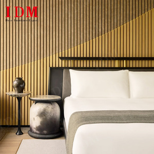 IDM Juego de dormitorio tamaño king ecológico de roble macizo de lujo moderno personalizado para Hoteles de 5 estrellas - Product Image 2