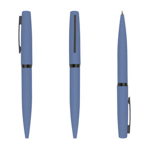 Penna a Sfera Personalizzata Incisa di Lusso in Metallo Pesante con Logo Personalizzato per Affari - Product Image 4