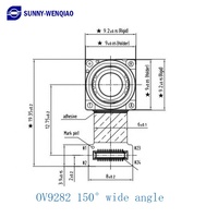 1MP mise au point fixe OV9282 Mini module de caméra de vision AI grand angle haute définition à obturateur global Omnivision 720p