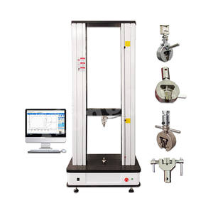 Tester di Resistenza alla Trazione Universale con Display Digitale Elettronico in Metallo e Pellicola in Gomma/Macchina per Test di Trazione a Doppia Colonna - Product Image 1