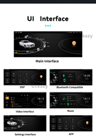 Moniteur Android 14 Auto Carplay pour Audi Q5 8R 2008-2017 Autoradio Systèmes intelligents Écran tactile Bluetooth WiFi 4G GPS Navigation