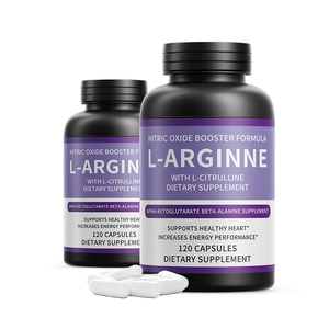 L-аргининовые капсулы аминокислоты помогают кровеносным сосудам расслабиться и пищевые добавки - Product Image 3