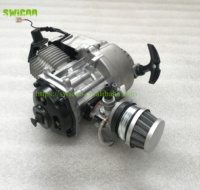 Moteur de Dirt Bike 49cc 2 temps à démarrage par traction Mini Pit Bike Motor 49cc 50cc Engine Assembly