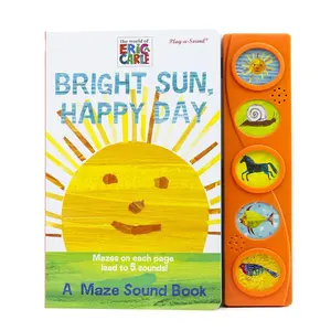 Bright Sun Happy Day a Maze Sound Book Educational and Musical Toy with Battery Power OEM Model Made of Plastic