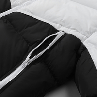 Produits d'hiver personnalisés 2023, vêtements pour hommes, coupe-vent à capuche, veste en polyester, doudounes pour hommes