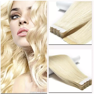 Extensions de cheveux à bandes adhésives Jasminebeauty en gros, 100 % cheveux humains, double épaisseur, avec cuticules intactes - Product Image 2