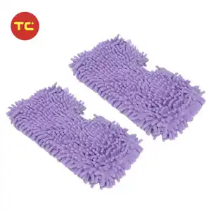 Mop Replacement Pads Soft Microfiber Mop Cloth Accessory Fit for Sharks S3601 S3501 Purple Steam Press Iron