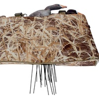 Sac de camouflage en polyester imperméable pour leurres de chasse à la canard, grande capacité avec trous pour pieux, design durable