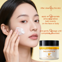 Suif de boeuf nourri à l'herbe et miel cru Crème pour le visage végétalienne Multi-baume Hydratant pour la protection nourrissante de la peau Lotion pour le corps