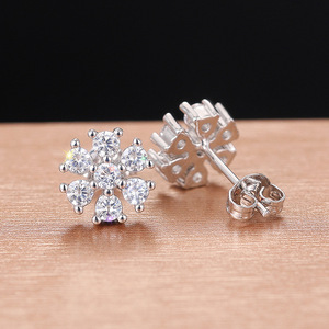 Eleganti Orecchini a Perno Floreali Stile Francese, Gioielli Minimalisti da Donna, per Uso Quotidiano, Ufficio, Regalo - Product Image 5