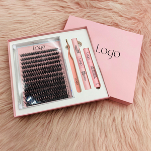 Lông mi cụm bán buôn DIY Lash cụm thiết lập biểu tượng tùy chỉnh lông mi Cụm - Product Image 1