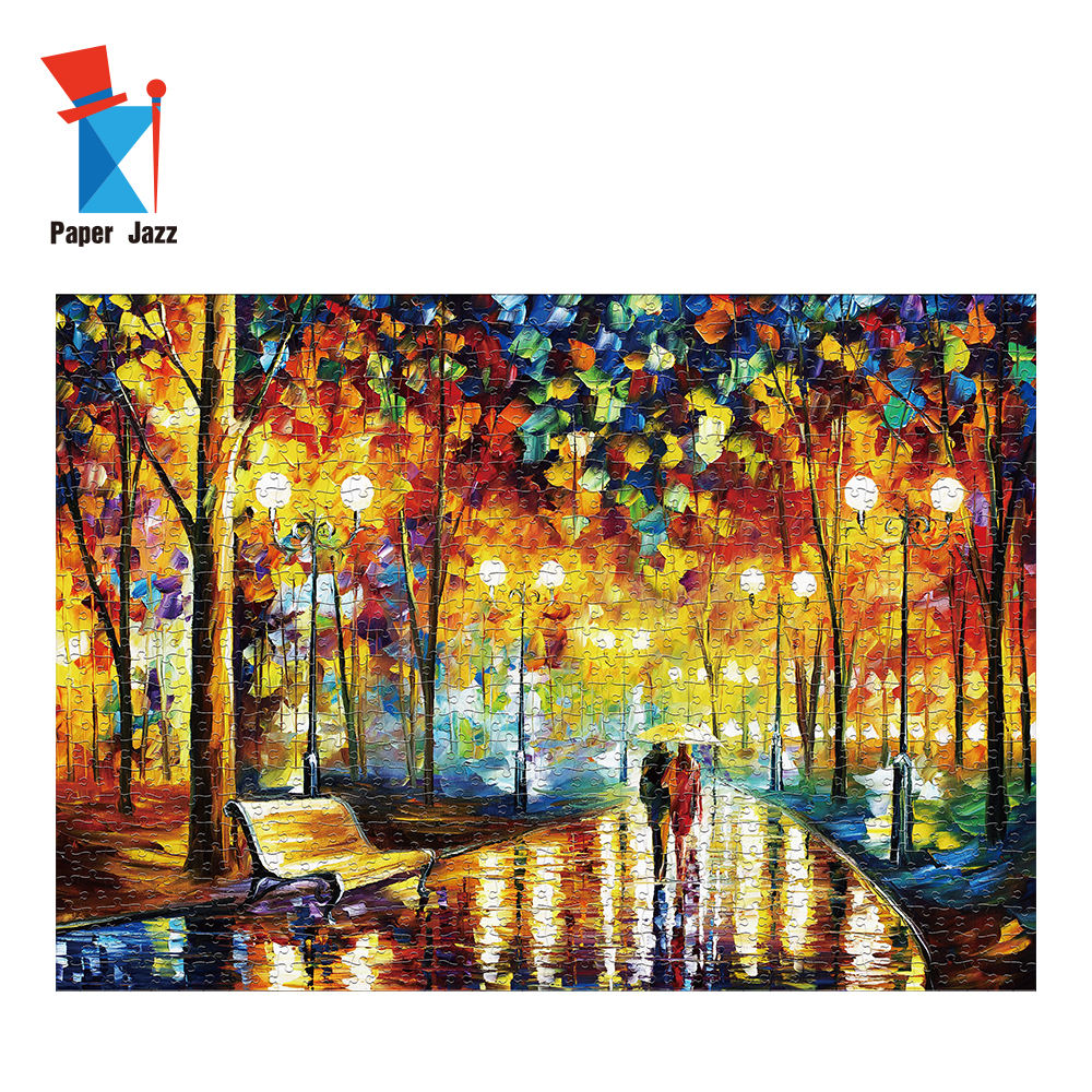 Promenade nocturne sous la pluie