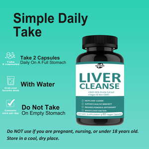 كبسولات شوك الحليب لتنظيف الكبد من إنتاج الشركة الأصلية، مكمل طبيعي لدعم صحة الكبد مع خلاصة الخرشوف للرجال والنساء - Product Image 6