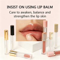 Gloss à lèvres volumisant premium avec effet rafraîchissant et logo personnalisé pour une hydratation longue durée de 24 heures