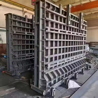 Juego Completo de Moldes para Cercas de Hormigón Prefabricado, Molde para Paneles de Pared, Sistema de Producción de Encofrados de Acero, Venta al por Mayor de Fábrica