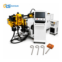Cintreuse de tubes en acier et aluminium de précision à 5 axes avancée RS-38CNC-5A-2S, machine de cintrage de tubes CNC pour le façonnage de quincaillerie sur mesure