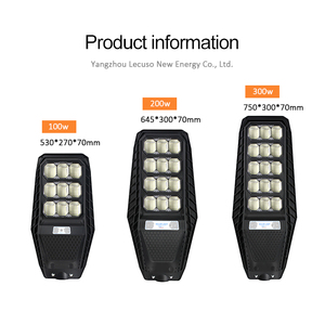 Ip 65 66 200w 400w lámpara <span class=keywords><strong>led</strong></span> luz <span class=keywords><strong>farola</strong></span> públicas solares solar <span class=keywords><strong>led</strong></span> para movimiento sensor <span class=keywords><strong>exterior</strong></span> - Product Image 2