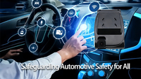 Caméra embarquée Firecore HN-8901 4G AI pour flotte de taxis/camions/bus - Double objectif, carte SIM 5G, étanche, contrôle par application et suivi GPS