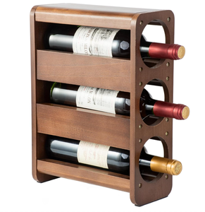 Porte-<span class=keywords><strong>bouteilles</strong></span> en bois de pin <span class=keywords><strong>pour</strong></span> comptoir, <span class=keywords><strong>meuble</strong></span> de bar de <span class=keywords><strong>cuisine</strong></span> <span class=keywords><strong>pour</strong></span> 3 <span class=keywords><strong>bouteilles</strong></span>, <span class=keywords><strong>pour</strong></span> <span class=keywords><strong>ranger</strong></span> les <span class=keywords><strong>bouteilles</strong></span> de vin - Product Image 6