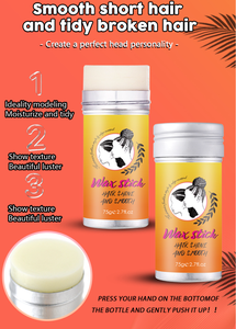 Cera en Barra Silky Shine para Control de Bordes y Peinado, Solución para Cabello Fragmentado y Dañado, Barra de Tinte para el Cabello - Product Image 4