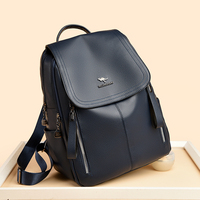 Nouveau sac à dos simple et tendance, sac à main de haute qualité, grande capacité, fermeture éclair, sac à dos pour femmes
