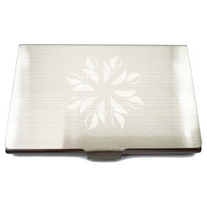 Bleu argent noir or Rose Antique Bronze cuivre couleur acier inoxydable nom porte-<span class=keywords><strong>carte</strong></span> de crédit métal cadeau article boîte pour les entreprises - Product Image 3