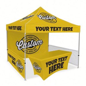 Tente de promotion pop-up pour événements, gazebo publicitaire extérieur personnalisé, imperméable et résistant à la pluie, 10x10 3x3 - Product Image 4