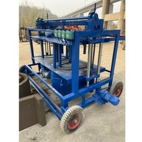 Machine à blocs écologiques haute efficacité, machine à fabriquer des briques emboîtables avec moteur 2,2 kW, prix de vente directe d'usine