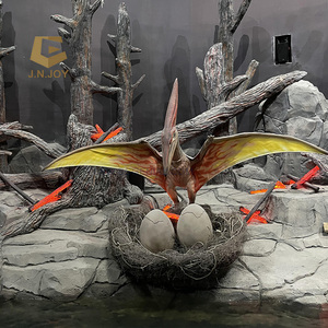 JNZM24 <span class=keywords><strong>Jurassic</strong></span> Dino <span class=keywords><strong>World</strong></span> Parque de Atracciones Robot Simulación Pterodáctilo y Dinosaurio Animatrónico Impermeable - Product Image 1