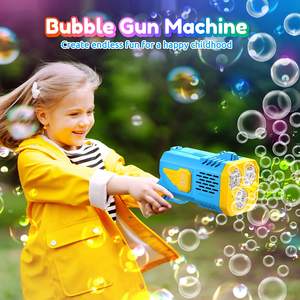 Lanzador de cohete de <span class=keywords><strong>burbujas</strong></span> recargable para niños, juguete de verano para interior y exterior, 36 agujeros, máquina de pistola de <span class=keywords><strong>burbujas</strong></span> Bazooka - Product Image 5