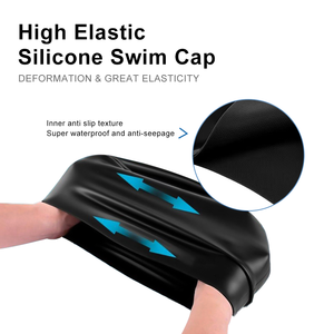 <span class=keywords><strong>Gorro</strong></span> <span class=keywords><strong>de</strong></span> Natación CAP700 para Mujer, Diseño Floral Personalizado, Silicona Suave <span class=keywords><strong>de</strong></span> 65g, para Cabello Corto o Largo, Protección para <span class=keywords><strong>Piscina</strong></span> - Product Image 4