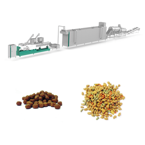 Ligne de production de machines pour aliments pour animaux de compagnie de 200 <span class=keywords><strong>kg</strong></span>/h croquettes pour aliments pour chiens à double vis extrudeuse pour la fabrication d'aliments pour poissons - Product Image 4
