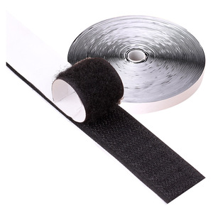 Produttore all'ingrosso autoadesivo stampato chiusura appiccicosa colla posteriore in Nylon/poliestere gancio e nastro ad anello fornitore - Product Image 1